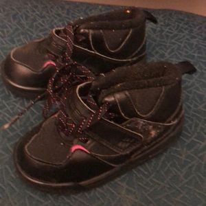 Air Jordan Flight 45 Trk TD Black & Pink Size 8C